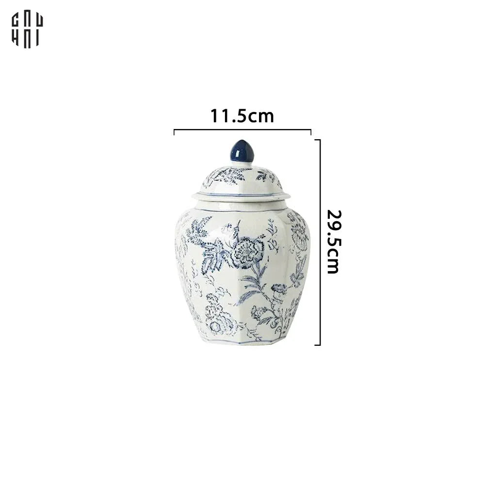 "Tết" Couture - Bình Hoa Sứ Tráng Men Indochine Flora-CẬU HAI HOME DECOR