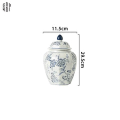 "Tết" Couture - Bình Hoa Sứ Tráng Men Indochine Flora-CẬU HAI HOME DECOR