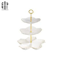 Tết Couture - Đĩa Bánh 3 Tầng Jasmine Étagère Trois Niveaux-CẬU HAI HOME DECOR