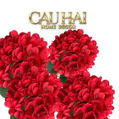 Tết Couture - Set 2 Cành Hoa Cẩm Tú Hydrangea Festive – Silk Floral Branches-CẬU HAI HOME DECOR