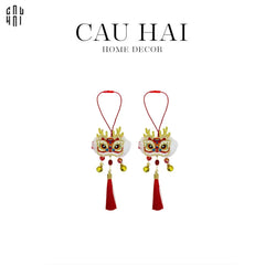 Tết Couture - Set 2 Dây Treo Lân May Mắn-CẬU HAI HOME DECOR
