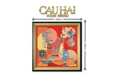 Tết Couture - Tranh Canvas Uv Gen5 Flora De Fortune Heritage Bloom 108x108-TRANH TREO TƯỜNG-CẬU HAI HOME DECOR-CẬU HAI HOME DECOR
