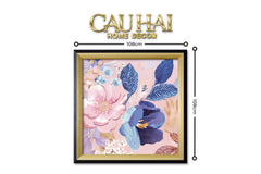 Tết Couture - Tranh Canvas Uv Gen5 Flora De Fortune Serene Elegance 108x108-CẬU HAI HOME DECOR