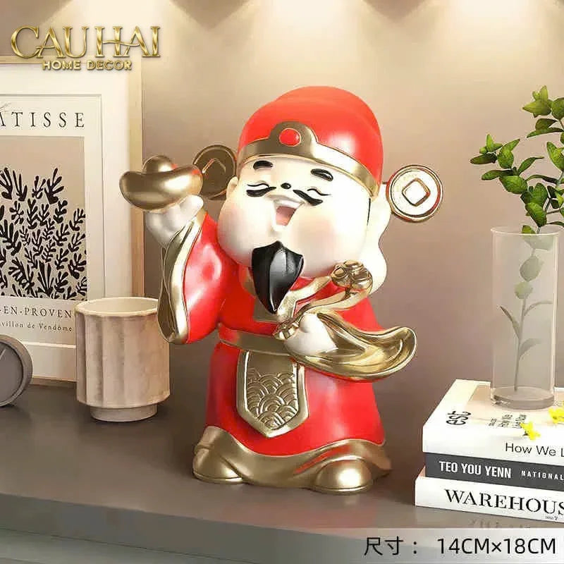 Tết Couture - Tượng Thần Tài Kim Tinh Tụ Bảo-CẬU HAI HOME DECOR