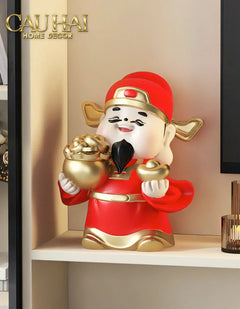 Tết Couture - Tượng Thần Tài Kim Tinh Tụ Bảo-CẬU HAI HOME DECOR