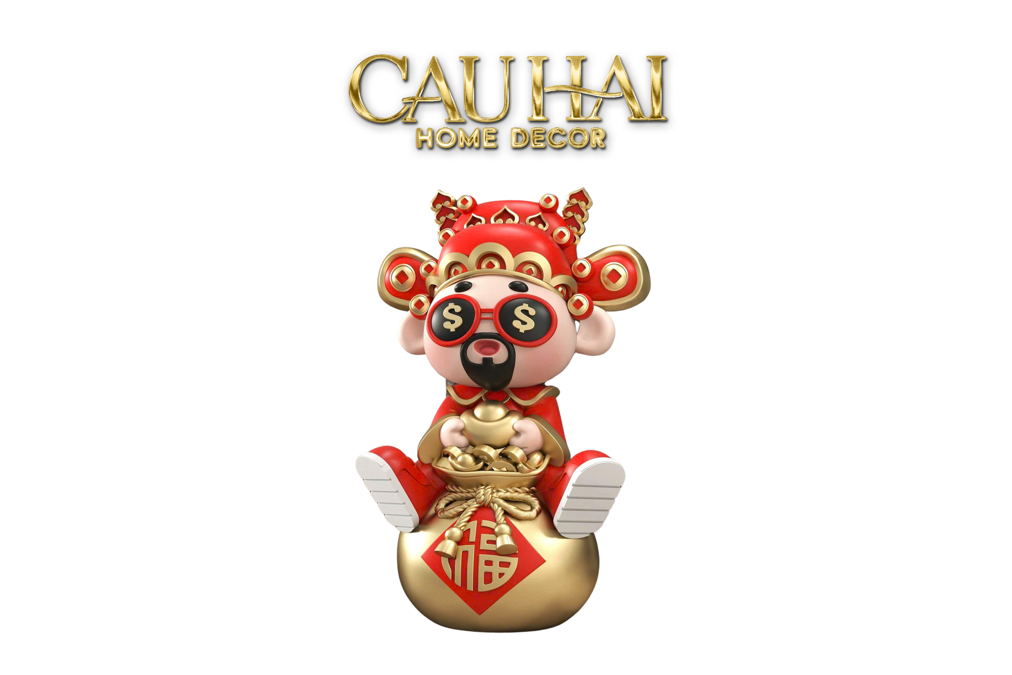 Tết Couture - Tượng Thần Tài Lil’ Coin God of Wealth - CẬU HAI HOME DECOR