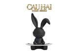 Tết Couture - Tượng Thỏ Figurine Modern Art Toy Black Lapin H31 - CẬU HAI HOME DECOR
