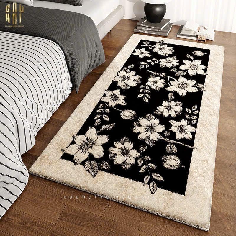 THẢM BED DỆT KIM 60X160 NOCTURNE FLORALE - CẬU HAI HOME DECOR