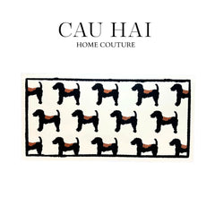 Thảm Bed Dệt Kim 80X160 - Noble Caniche - Bed Carpet-CẬU HAI HOME DECOR