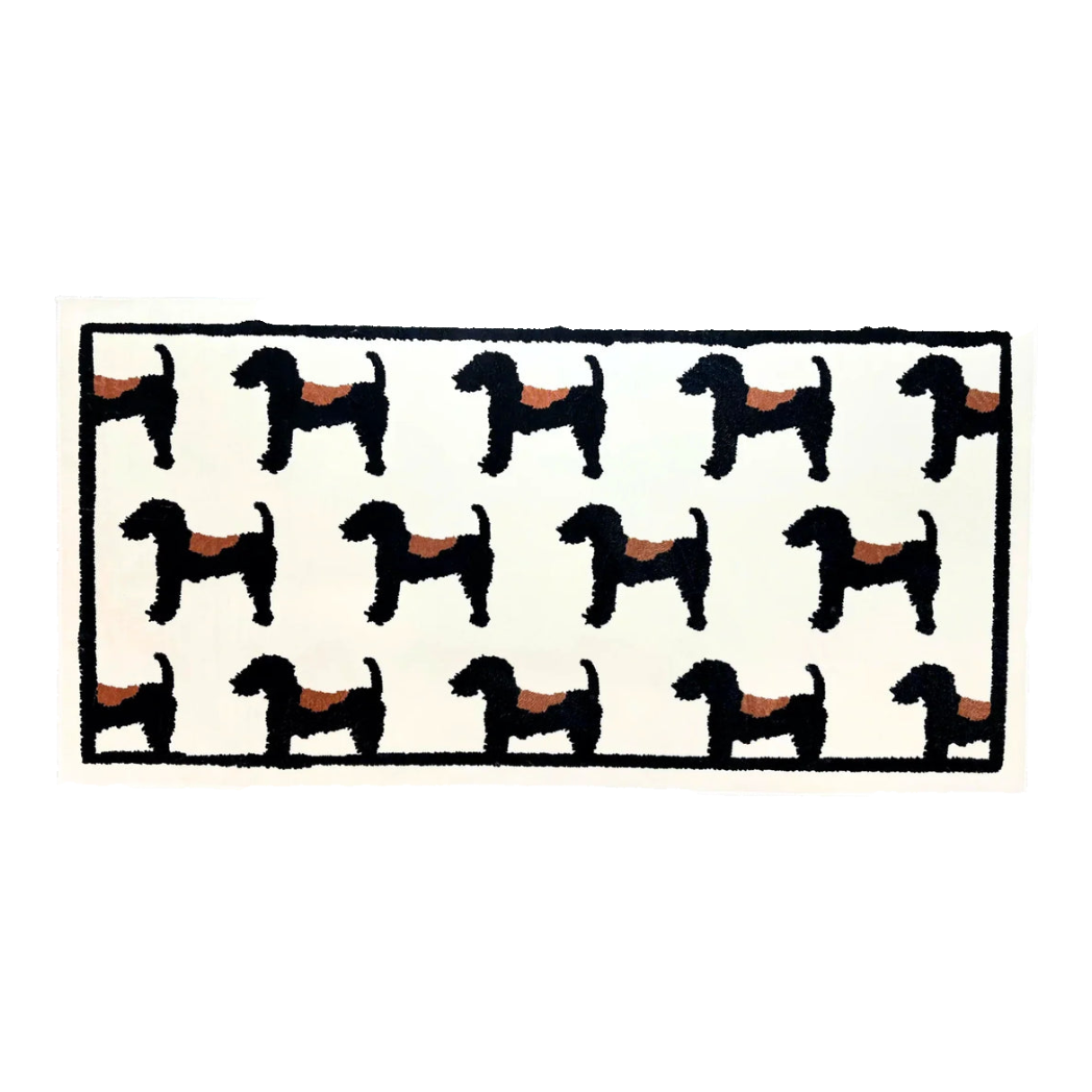 Thảm Bed Dệt Kim 80X160 - Noble Caniche - Bed Carpet-THẢM TRÒN - THẢM BED-Đối tác tại Trung Quốc theo từng đơn đặt hàng-CẬU HAI HOME DECOR
