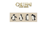 Thảm Bed Dệt Kim 80X160 - Penguin Parade - CẬU HAI HOME DECOR
