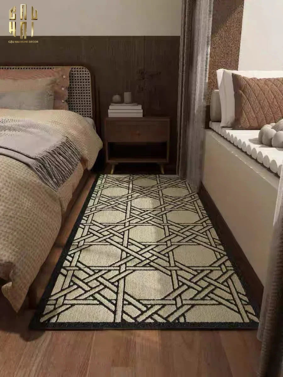 THẢM BED LEN 60x160 CANNAGE D.O IVORY - CẬU HAI HOME DECOR