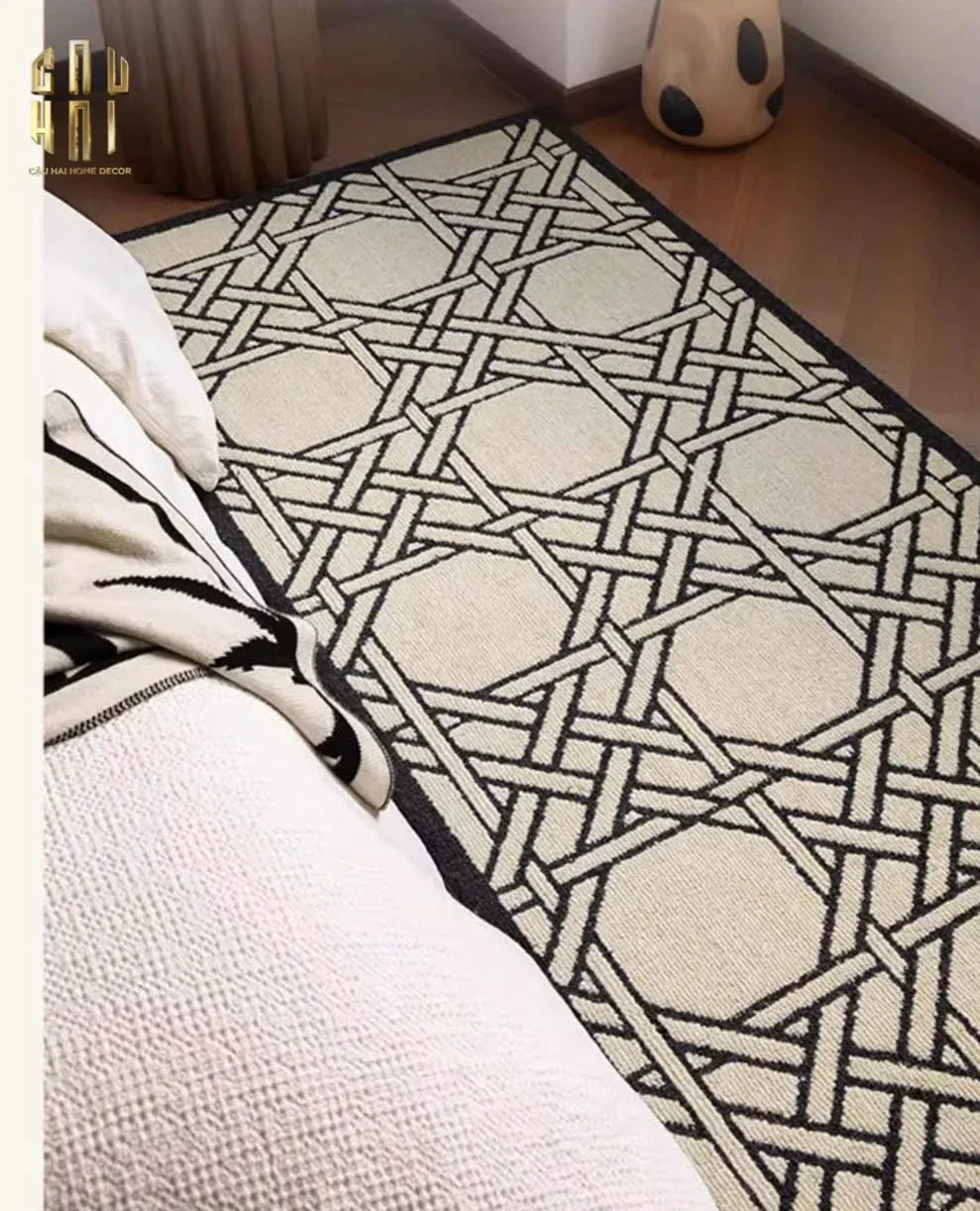 THẢM BED LEN 60x160 CANNAGE D.O IVORY - CẬU HAI HOME DECOR
