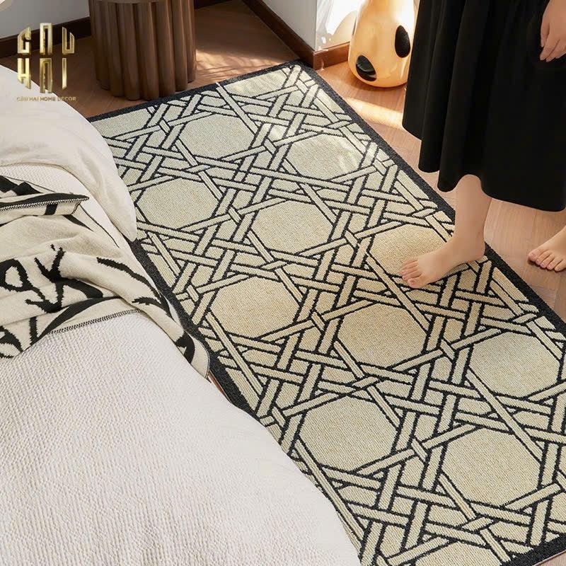 THẢM BED LEN 60x160 CANNAGE D.O IVORY - CẬU HAI HOME DECOR