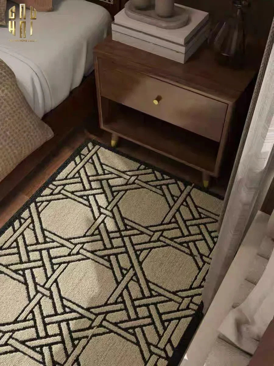 THẢM BED LEN 60x160 CANNAGE D.O IVORY - CẬU HAI HOME DECOR