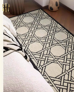 Thảm Bed Len Đan Sợi Vòng 60X160 Cannage D.O D'Ivoire-CẬU HAI HOME DECOR