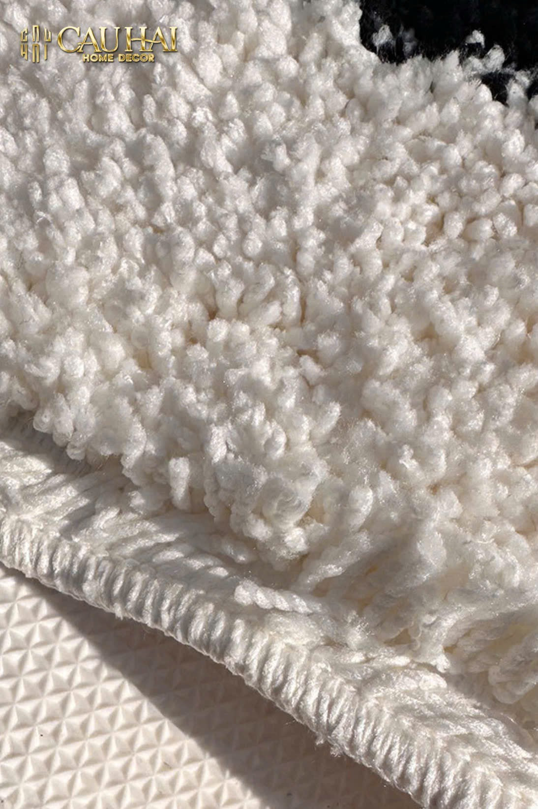 THẢM BED SỢI DỆT 80X200 - NOIRE ICONIQUE COCO SPÉCIALE ÉDITION - CẬU HAI HOME DECOR