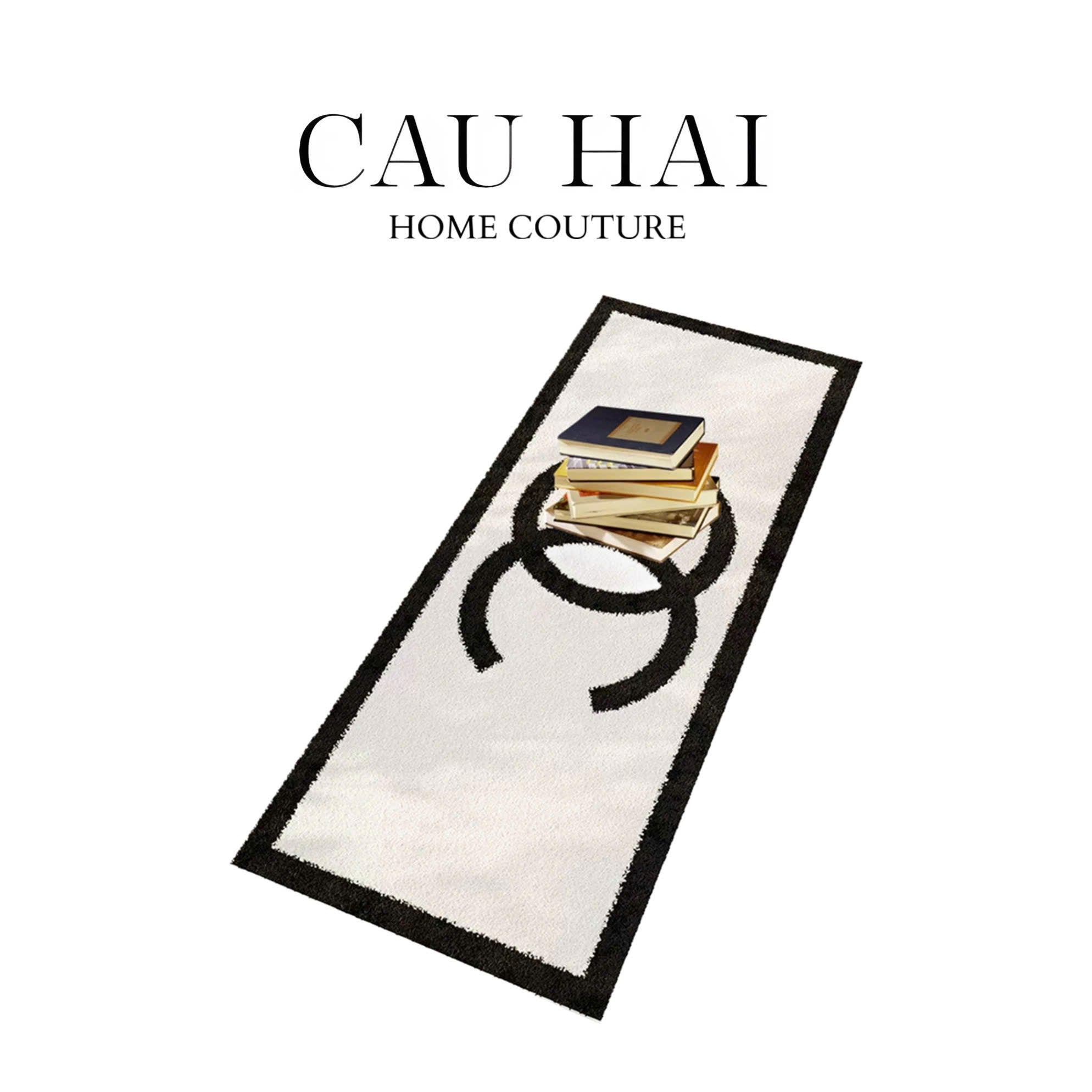 THẢM BED SỢI DỆT 80X200 - BLANCHE ICONIQUE COCO SPÉCIALE ÉDITION - CẬU HAI HOME DECOR