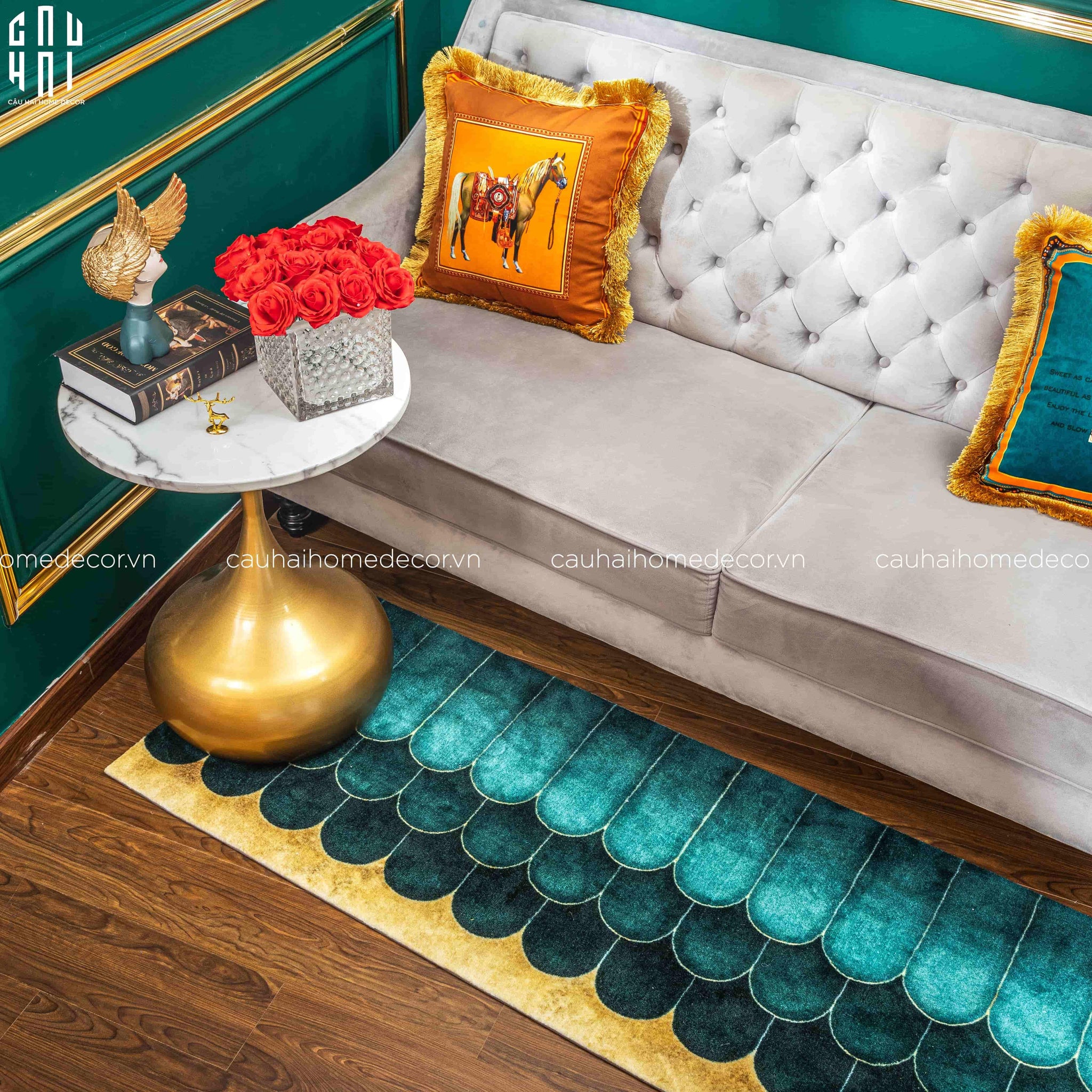 THẢM BED MIST 60X160 CM - CẬU HAI HOME DECOR