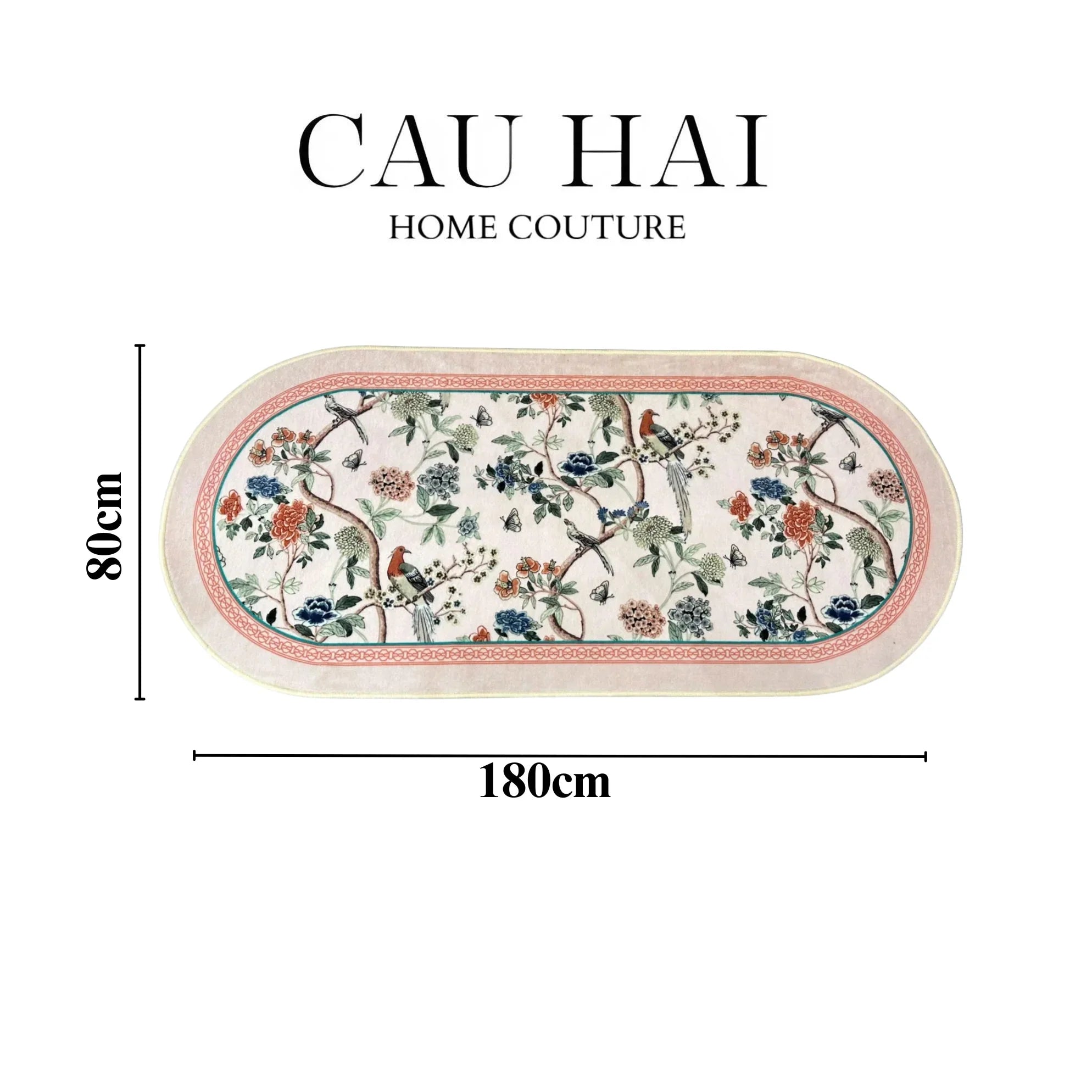 THẢM BED NHUNG BỈ 80X180 LA MUSE - CẬU HAI HOME DECOR