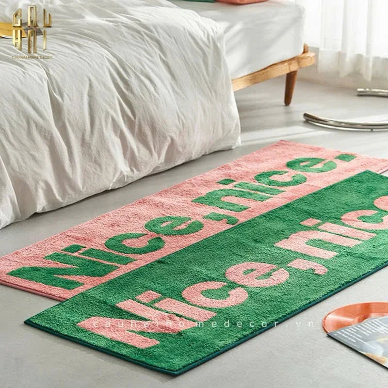 Thảm Bed Sợi Dệt 50X160 - Nice & Nice - CẬU HAI HOME DECOR