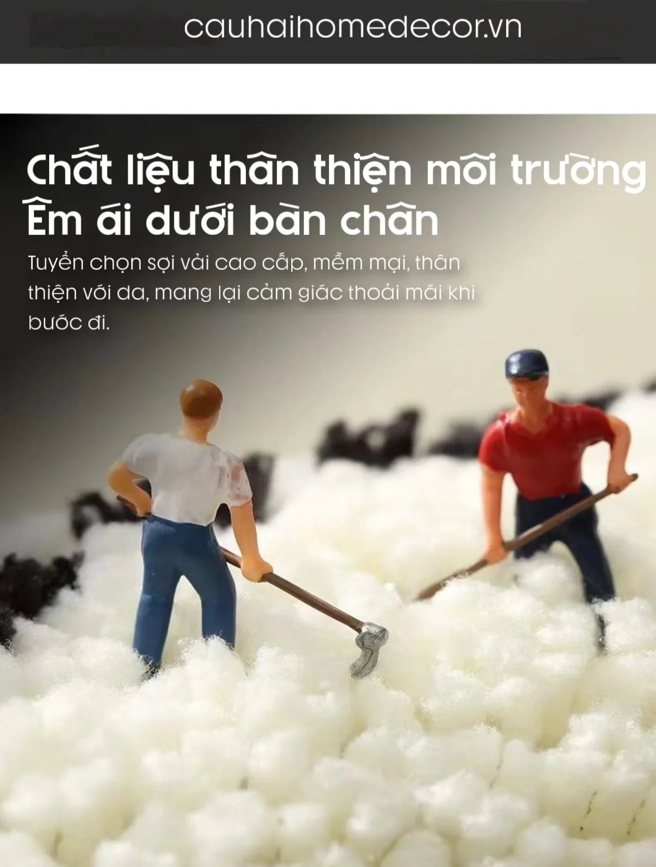 Thảm Bed Sợi Dệt Shell Bloom 70X110Cm - CẬU HAI HOME DECOR