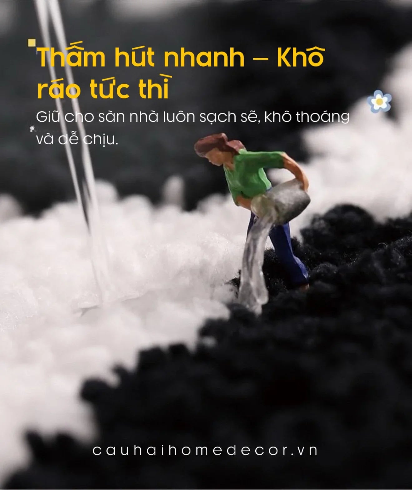 Thảm Bed Sợi Dệt Shell Bloom 70X110Cm - CẬU HAI HOME DECOR