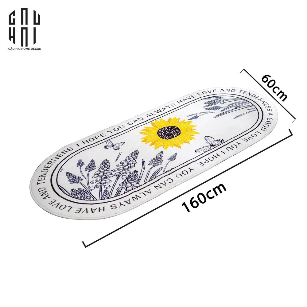 Thảm Bed Sunflower-THẢM BED-Đối tác tại Trung Quốc theo từng đơn đặt hàng-CẬU HAI HOME DECOR