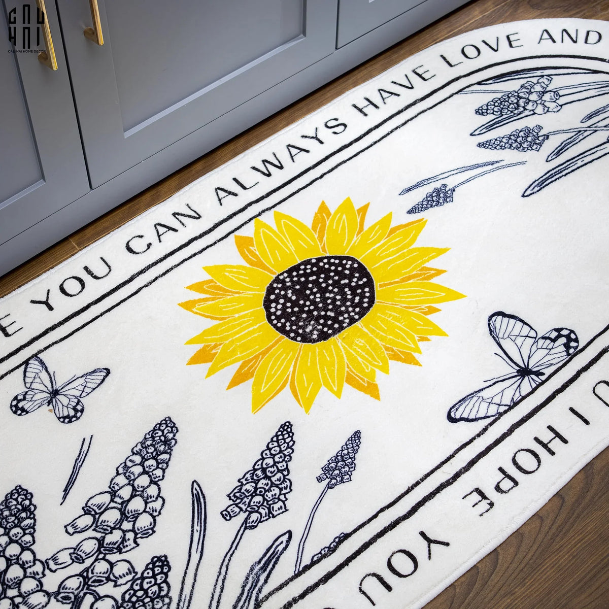 Thảm Bed Sunflower-THẢM BED-Đối tác tại Trung Quốc theo từng đơn đặt hàng-CẬU HAI HOME DECOR