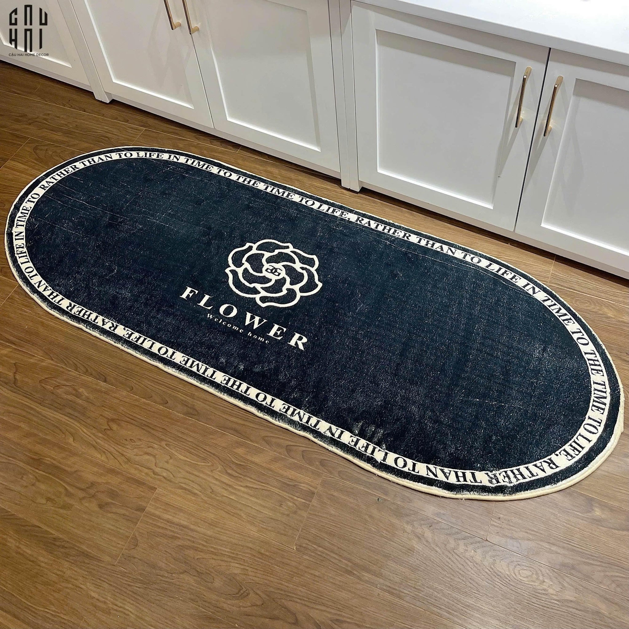 THẢM BEDDING DỆT KIM - 1M6 LUXURY CAMÉLIA - CẬU HAI HOME DECOR