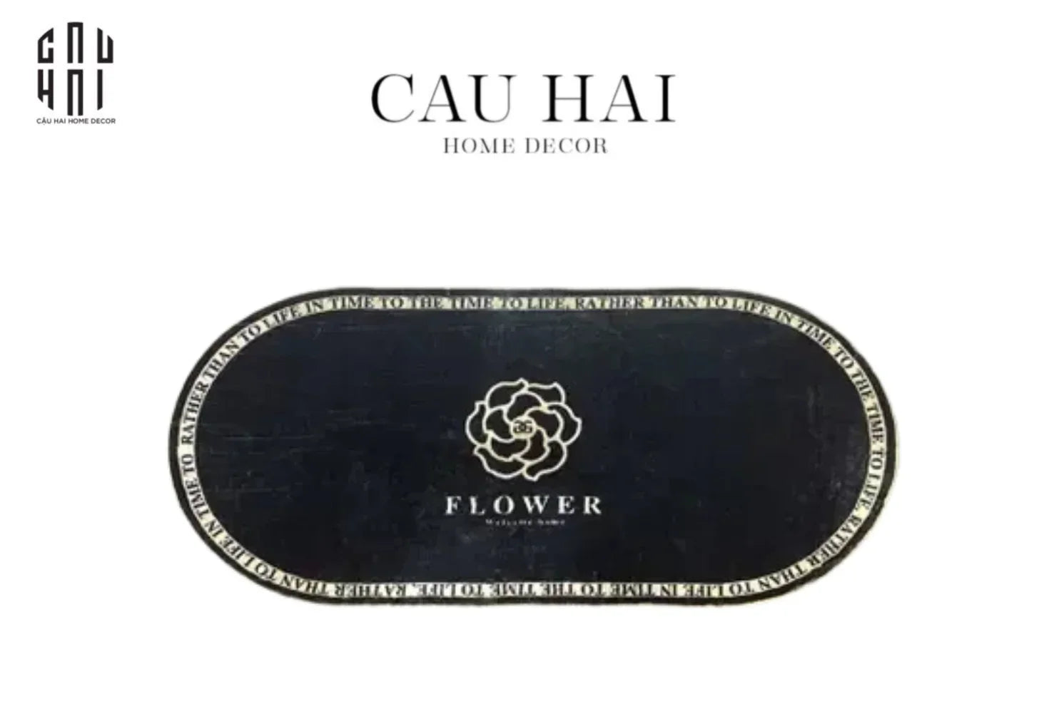 Thảm Bedding Dệt Kim - 60x160 Luxury Camélia-CẬU HAI HOME DECOR