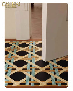 Thảm Bếp Da Cao Cấp - Water & Oil Repellent 45X150 - Amber Cannage-CẬU HAI HOME DECOR