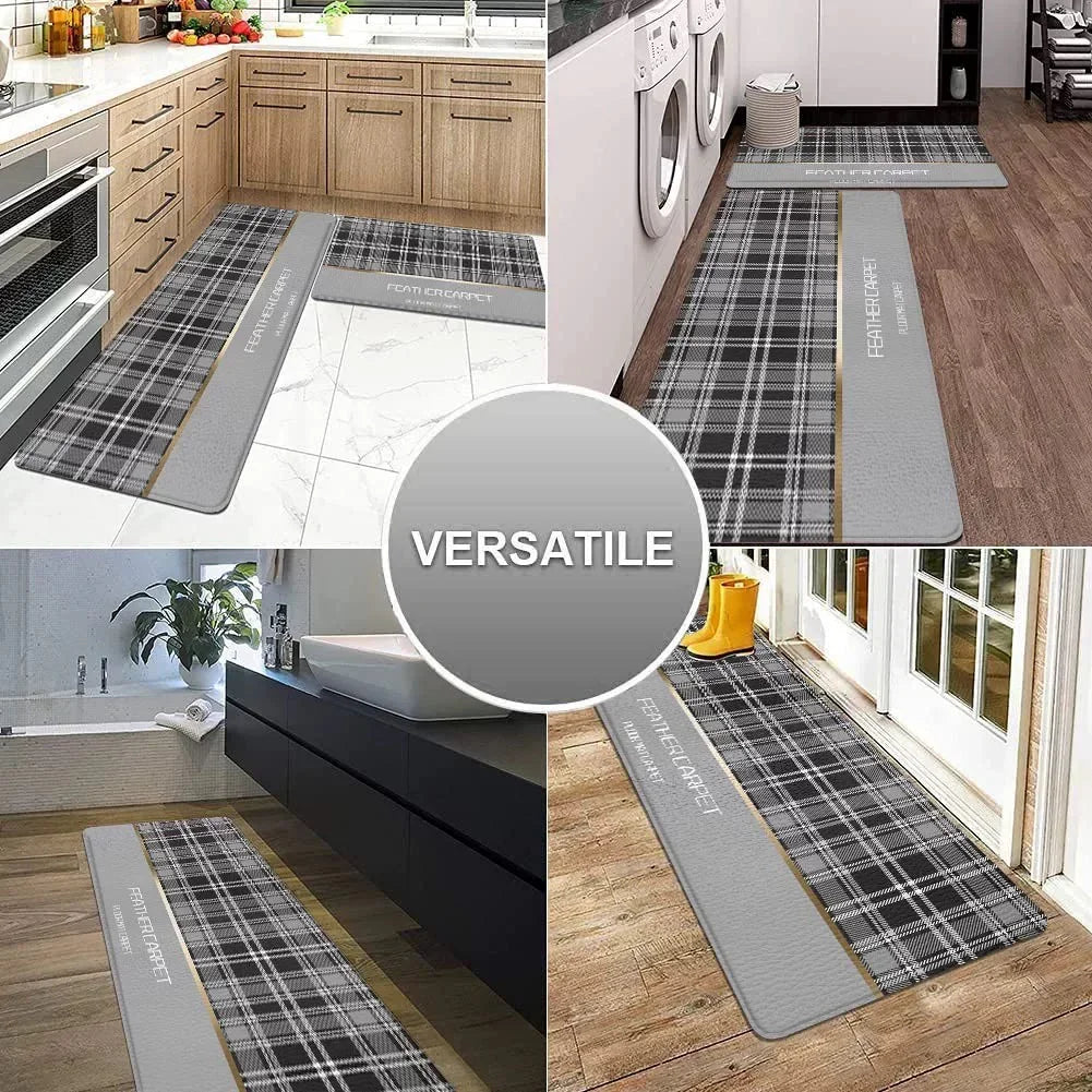 Thảm Bếp Da Cao Cấp - Water & Oil Repellent 45X150 - Feather Carpet-CẬU HAI HOME DECOR