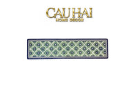 Thảm Bếp Da Micro Nappa Gen8 Longer 45X180 - Olive Green Petals-CẬU HAI HOME DECOR