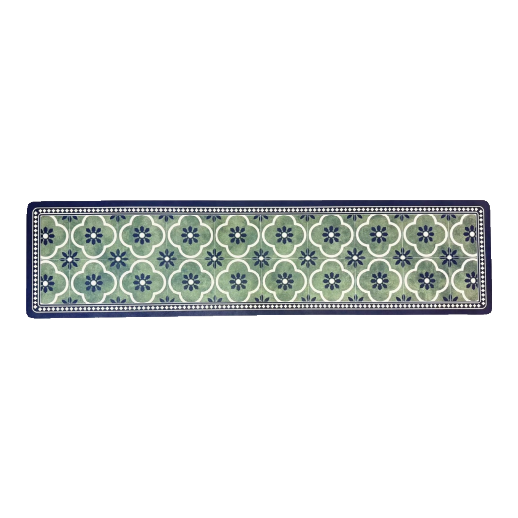 Thảm Bếp Da Micro Nappa Gen8 Longer 45X180 - Olive Green Petals-THẢM BẾP-Đối tác tại Trung Quốc theo từng đơn đặt hàng-CẬU HAI HOME DECOR