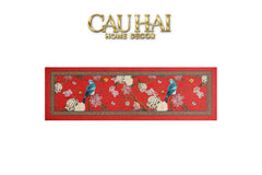 Thảm Bếp Micro-Nappa Gen8 45x150 - Qing Dynasty Crimson Legacy-CẬU HAI HOME DECOR