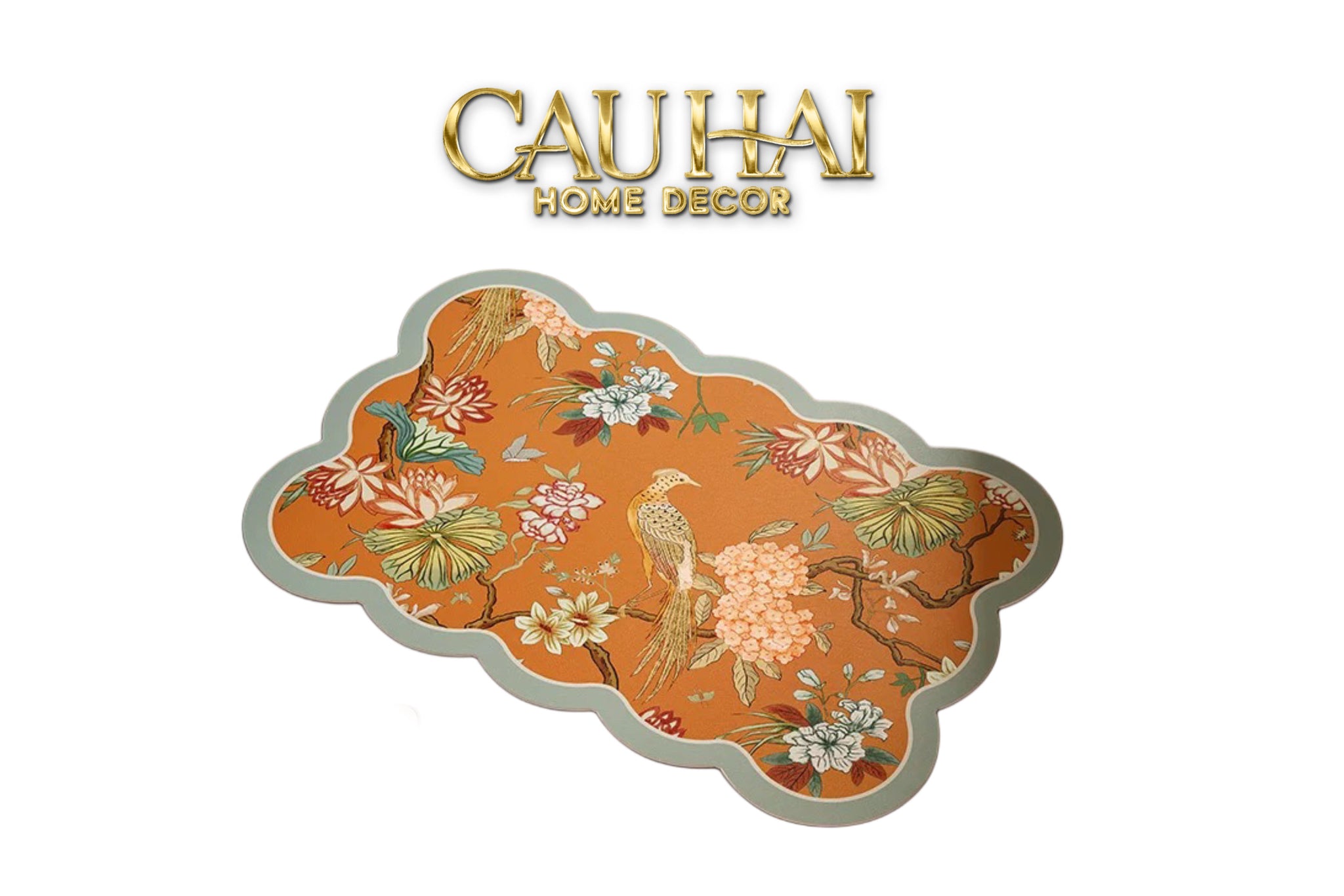 Thảm Bồn Tắm Da Micro-Nappa Gen8 60X90 - Bird Of Dynasty - Da Thấm Hút - CẬU HAI HOME DECOR