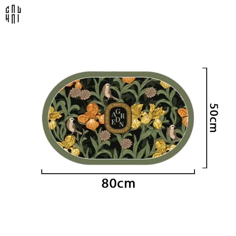 THẢM CHÂN MICROFIBER NATURAL 50X80CM-CẬU HAI HOME DECOR