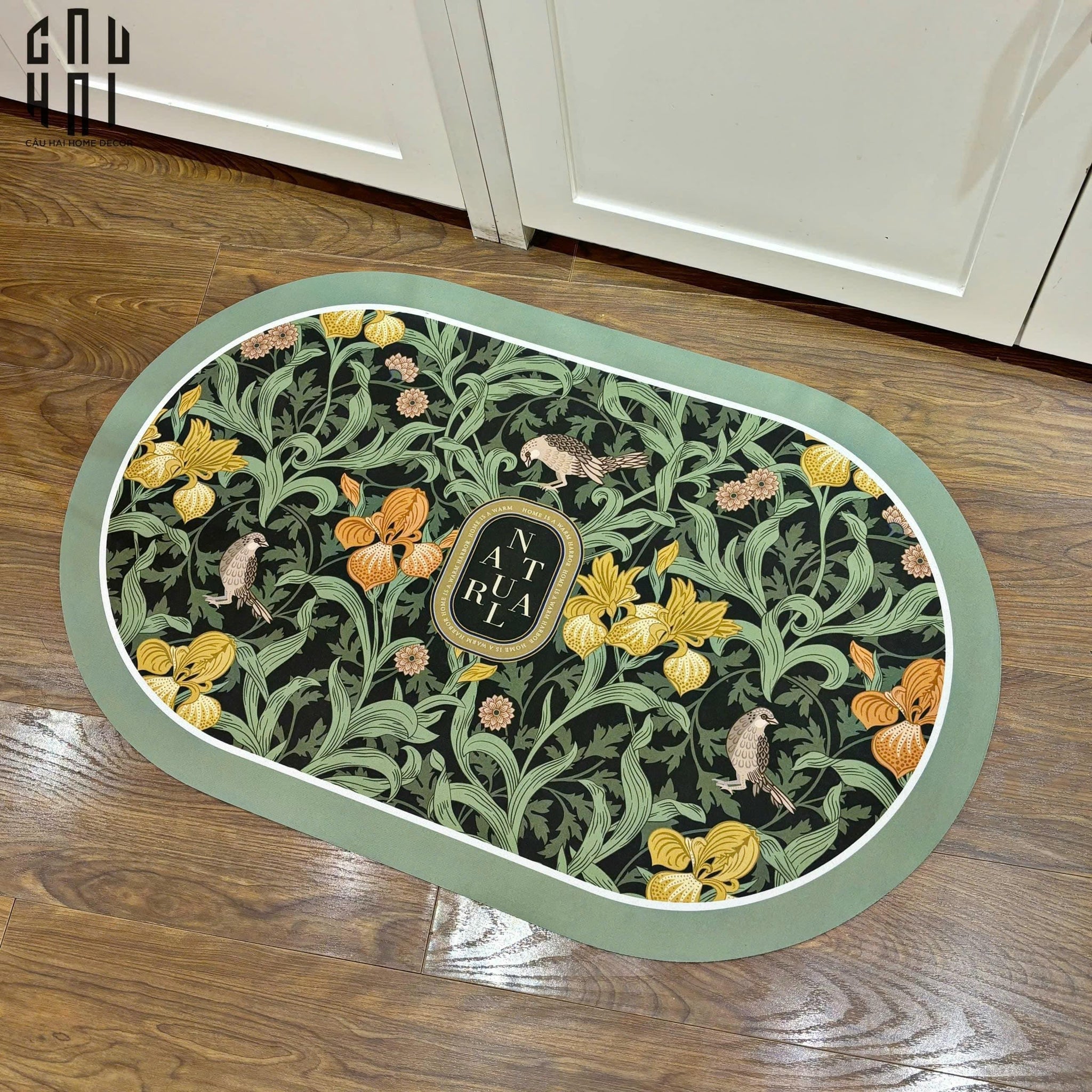 THẢM CHÂN MICROFIBER NATURAL 50X80CM-CẬU HAI HOME DECOR