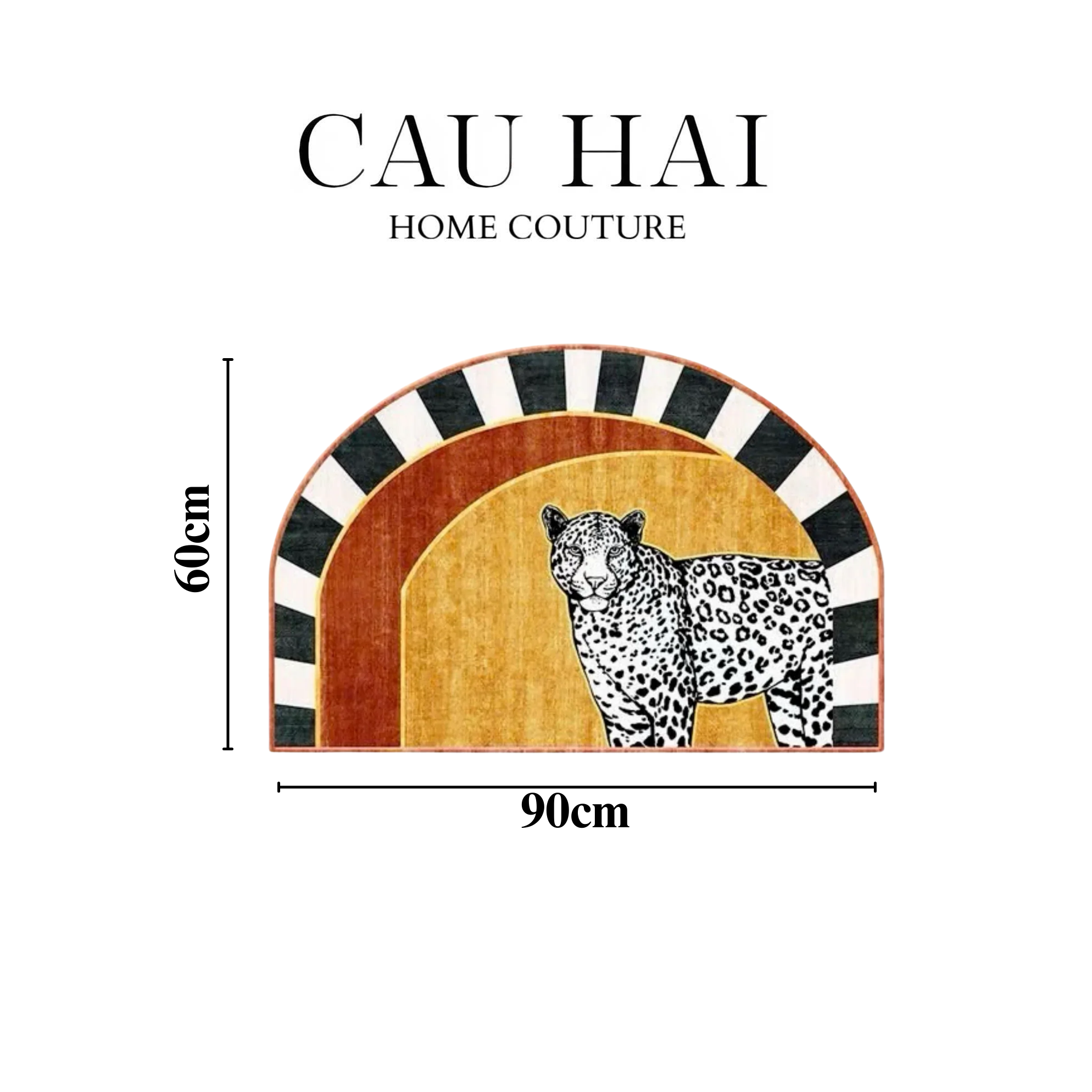 THẢM CỬA 60X90 - PANTHÈRE DE CIRQUE - CẬU HAI HOME DECOR