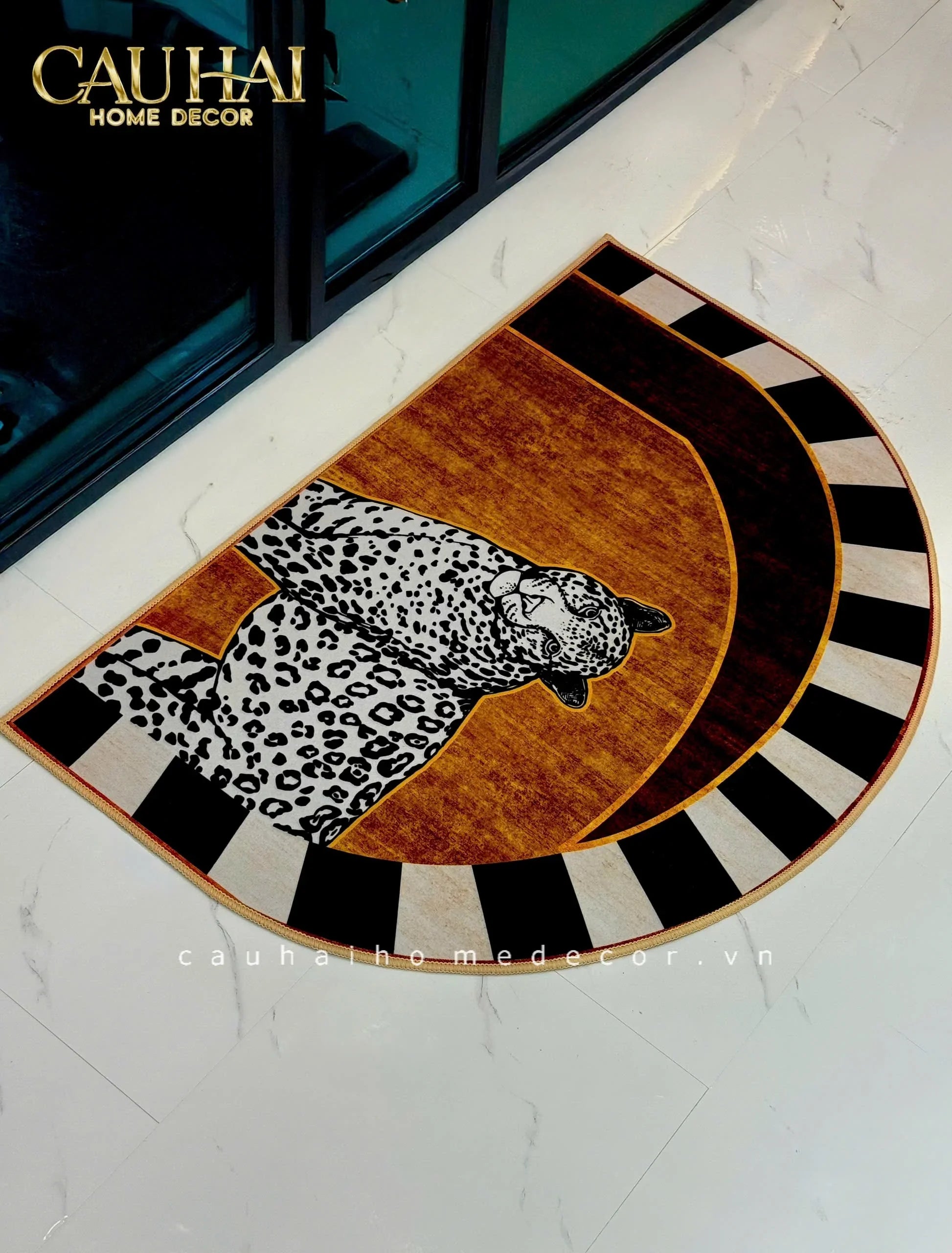 Thảm Cửa 60X90 - Panthère De Cirque-CẬU HAI HOME DECOR