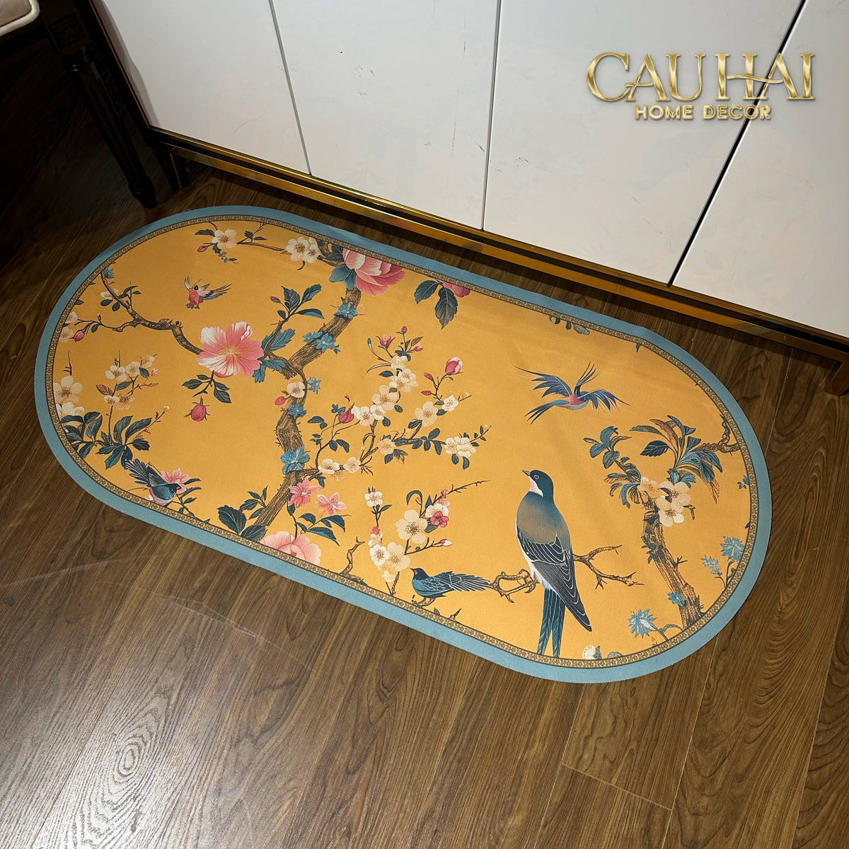 Thảm Cửa / Bathroom 60x120 Microfiber Gen4 Golden Peace Horizon / Oval-THẢM CỬA-CẬU HAI HOME DECOR-CẬU HAI HOME DECOR