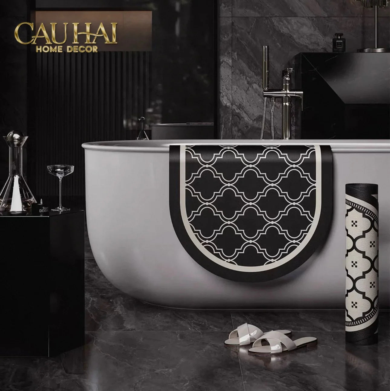 Thảm Cửa / Bathroom Micro-Nappa Gen8 45x90 Savoir Atélier Trellis-CẬU HAI HOME DECOR