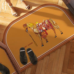 Thảm Cửa Da 50X80 - Mon Petit Cheval Door Mat-CẬU HAI HOME DECOR