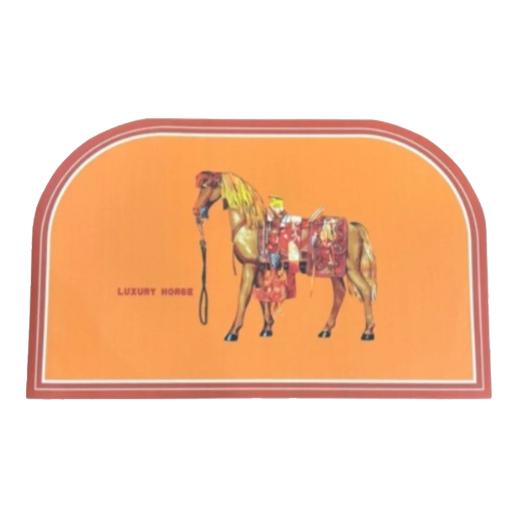 Thảm Cửa Da 50X80 - Mon Petit Cheval Door Mat-THẢM CỬA-Đối tác tại Trung Quốc theo từng đơn đặt hàng-CẬU HAI HOME DECOR