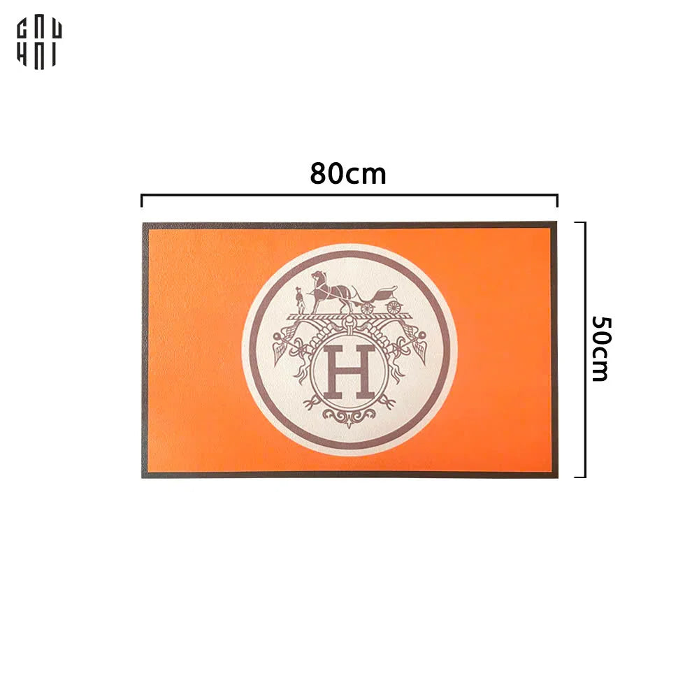THẢM CỬA DA 50x80 ORANGE ELITE LUXURY HELIOS-CẬU HAI HOME DECOR