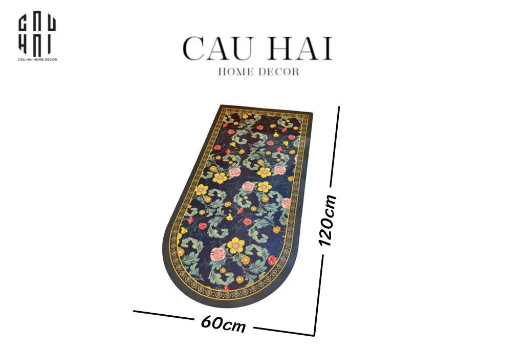 THẢM CỬA DA 60x120 LE NUIT JARDIN - CẬU HAI HOME DECOR