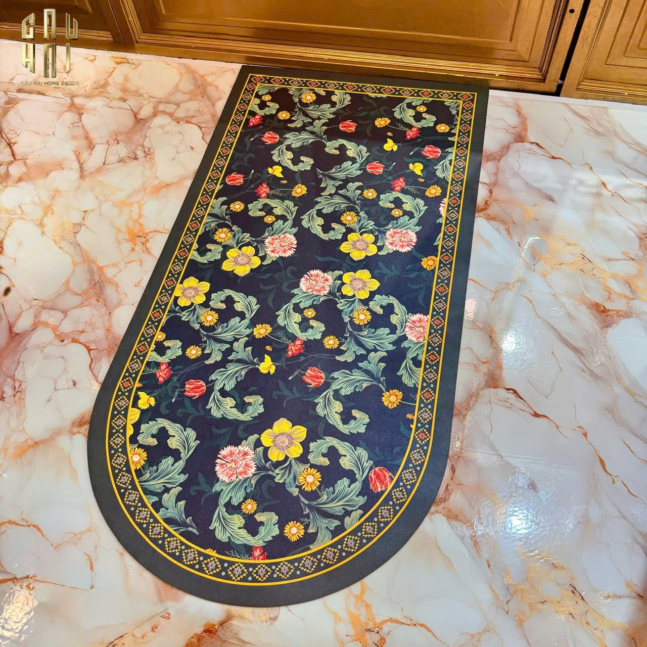 THẢM CỬA DA 60x120 LE NUIT JARDIN - CẬU HAI HOME DECOR