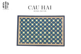 THẢM CỬA DA 60X90 - LATTICE OF LUXURY DOOR MAT - CẬU HAI HOME DECOR