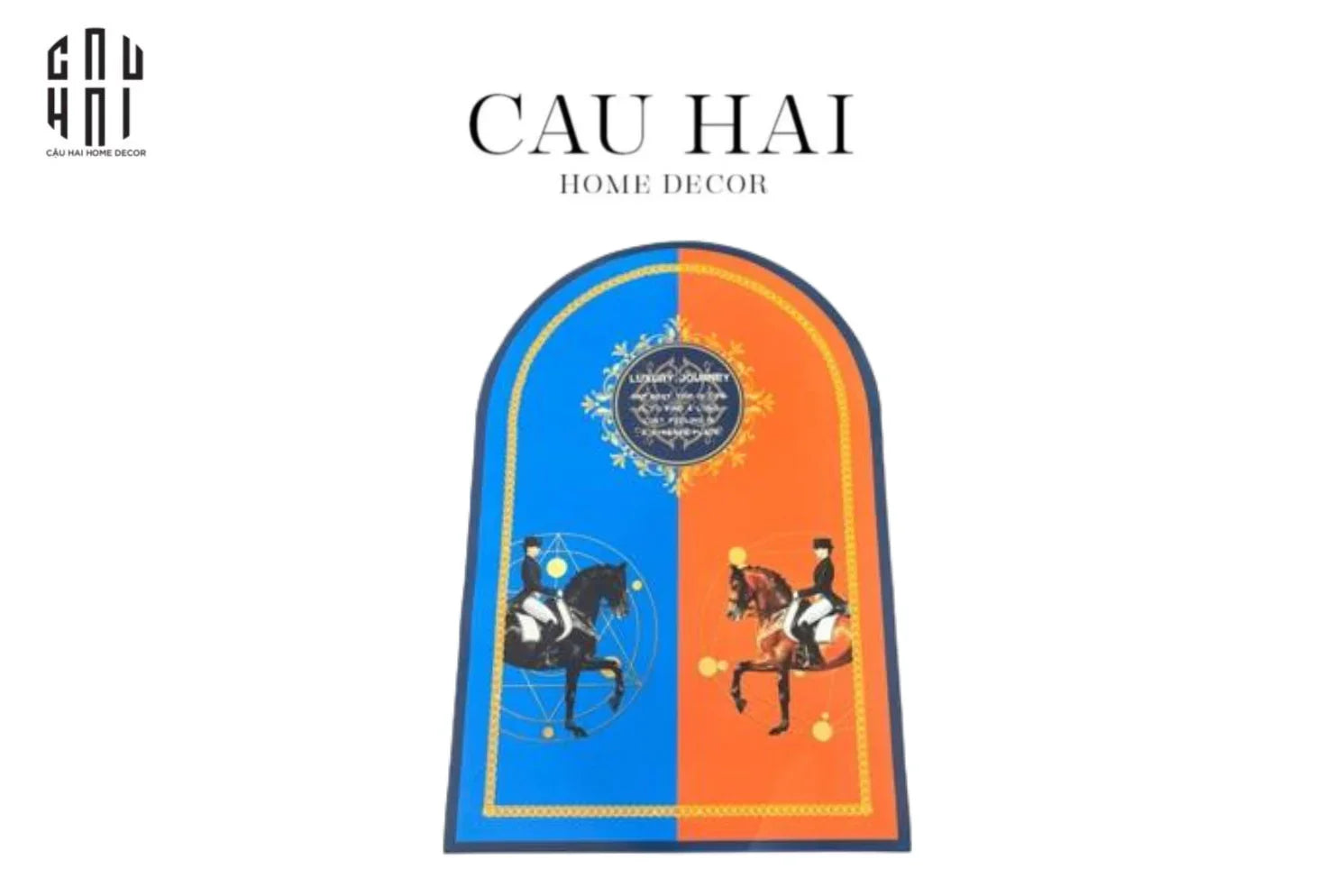 THẢM CỬA DA 80x120 - OB HORSEMAN-CẬU HAI HOME DECOR